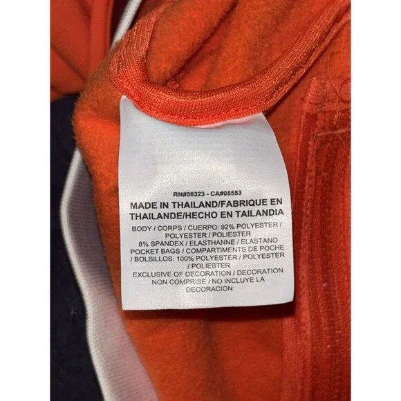 Men’s Nike Dri-fit Clemson University Quarter Zip Poly-Spandex Blend Size Medium - Picture 4 of 4